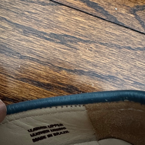 Navy Blue leather Loafers size 12.5 boys - Picture 5 of 6